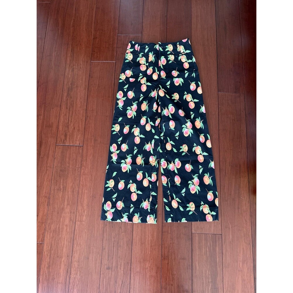 Maeve by Anthropologie Peach Print Colette Pant